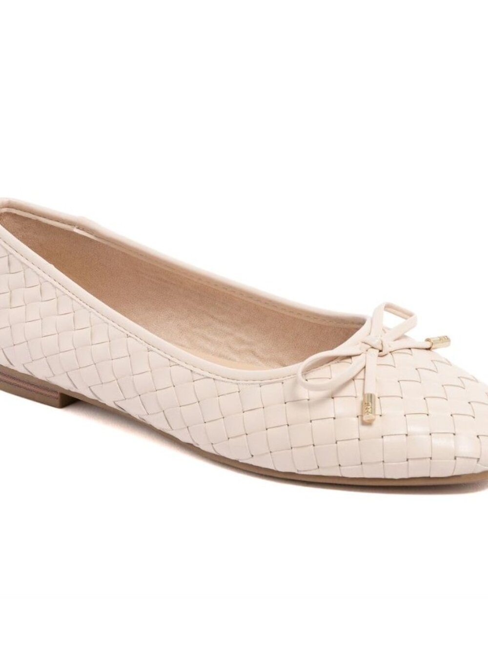 Women’s Samera Woven Ballet Flats - Comfortable Square Toe Slip On Dress Shoes